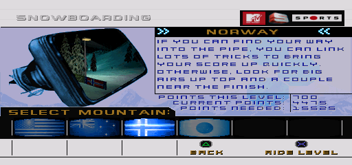 MTV Sports - Snowboarding