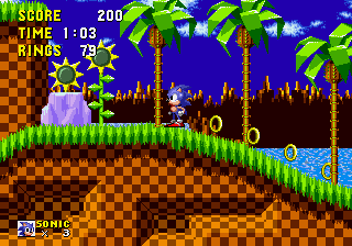 Hyper Sonic in Sonic 1