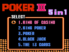 Poker III 5 in 1