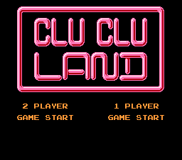 Clu Clu Land (Japan) (En) (Disk Writer)
