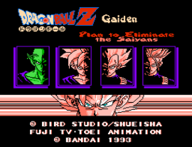 Dragon Ball Z Gaiden - Saiya Jin Zetsumetsu Keikaku (Japan) [En by Twilight v1.0] (~Dragon Ball Z Gaiden - Plan to Eliminate the Saiyans) (Vegeta Control)