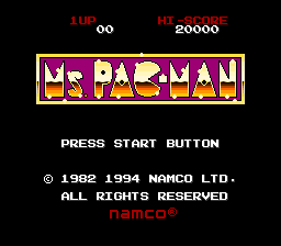Ms. Pac-Man (Namco) for SNES (USA)