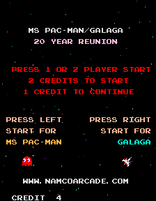 Ms. Pac-Man/Galaga - 20th Anniversary Class of 1981 Reunion